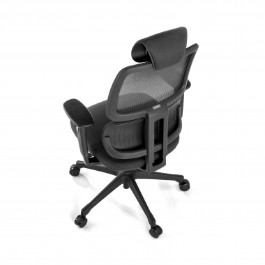 ergonomic chair black bjorg mesh 3d adjustable armrests lumbar support headrest 8