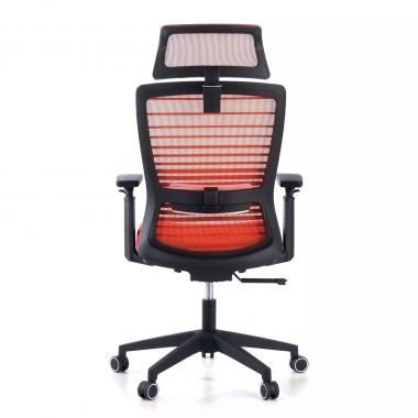office chair red tesla mesh 3d adjustable armrests lumbar support headrest 8