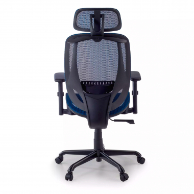 ergonomic chair blue locktech mesh 1d adjustable armrests lumbar support headrest 8