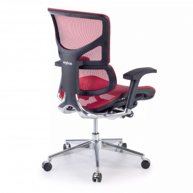 ergonomic chair red next2 without headrest mesh 4d adjustable armrests double lumbar support 7
