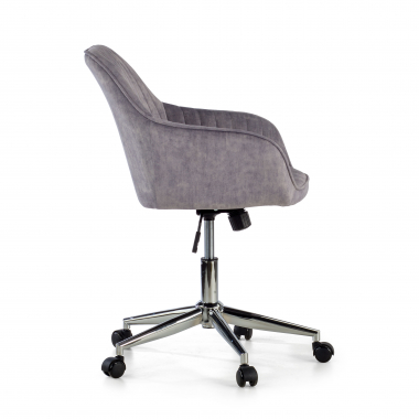 swivel chair gray ministry fabric no armrests 4