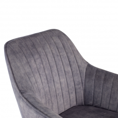 swivel chair gray ministry fabric no armrests 8