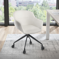 Ores Swivel Chair, with wheels, Modern Design, Faux leather