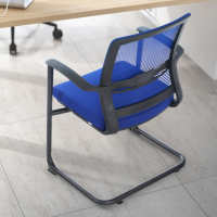 Visitor chair Alpha, mesh backrest, injected foam