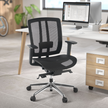 home office chair black without headrest mesh mesh 4d adjustable armrests lumbar support 2