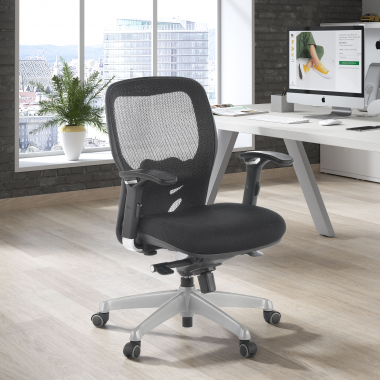 home office chair black without headrest mesh 3d adjustable armrests lumbar support 2