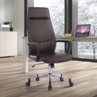 Victory Desk Chair, high back, faux leather