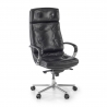 Luxury office chair Windsor, genuine leather, button-tufted upholstery