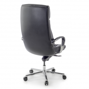 office chair black windsor natural skin upholstered armrests 6