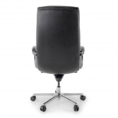 office chair black windsor natural skin upholstered armrests 7