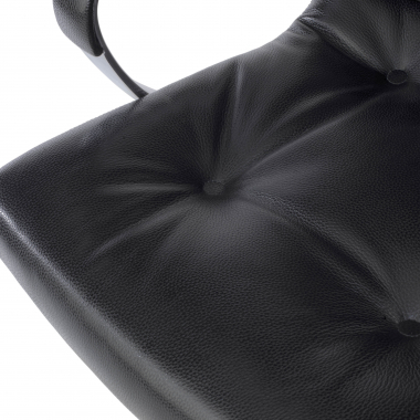 office chair black windsor natural skin upholstered armrests 8