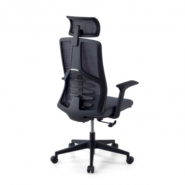 ergonomic chair gray quick mesh 3d adjustable armrests lumbar support headrest 5