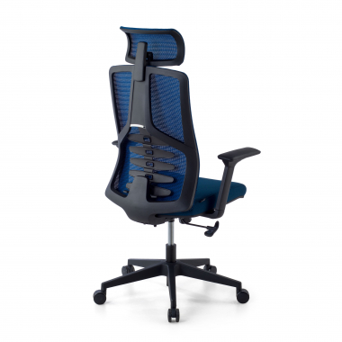 ergonomic chair blue quick mesh 3d adjustable armrests lumbar support headrest 6