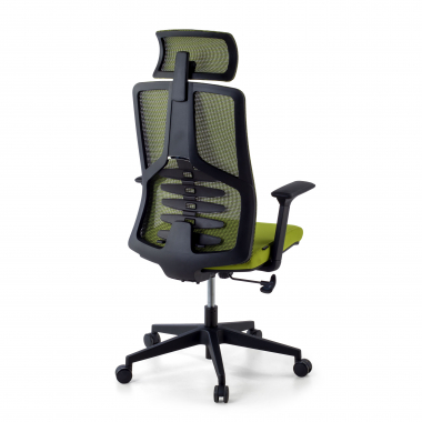 ergonomic chair green quick mesh 3d adjustable armrests lumbar support headrest 6