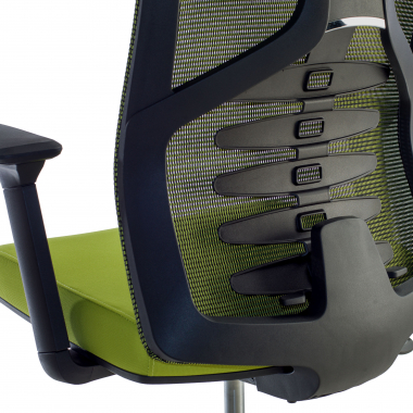 ergonomic chair green quick mesh 3d adjustable armrests lumbar support headrest 5