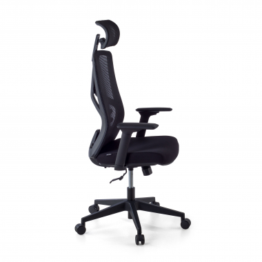 ergonomic chair black quick mesh 3d adjustable armrests lumbar support headrest 6