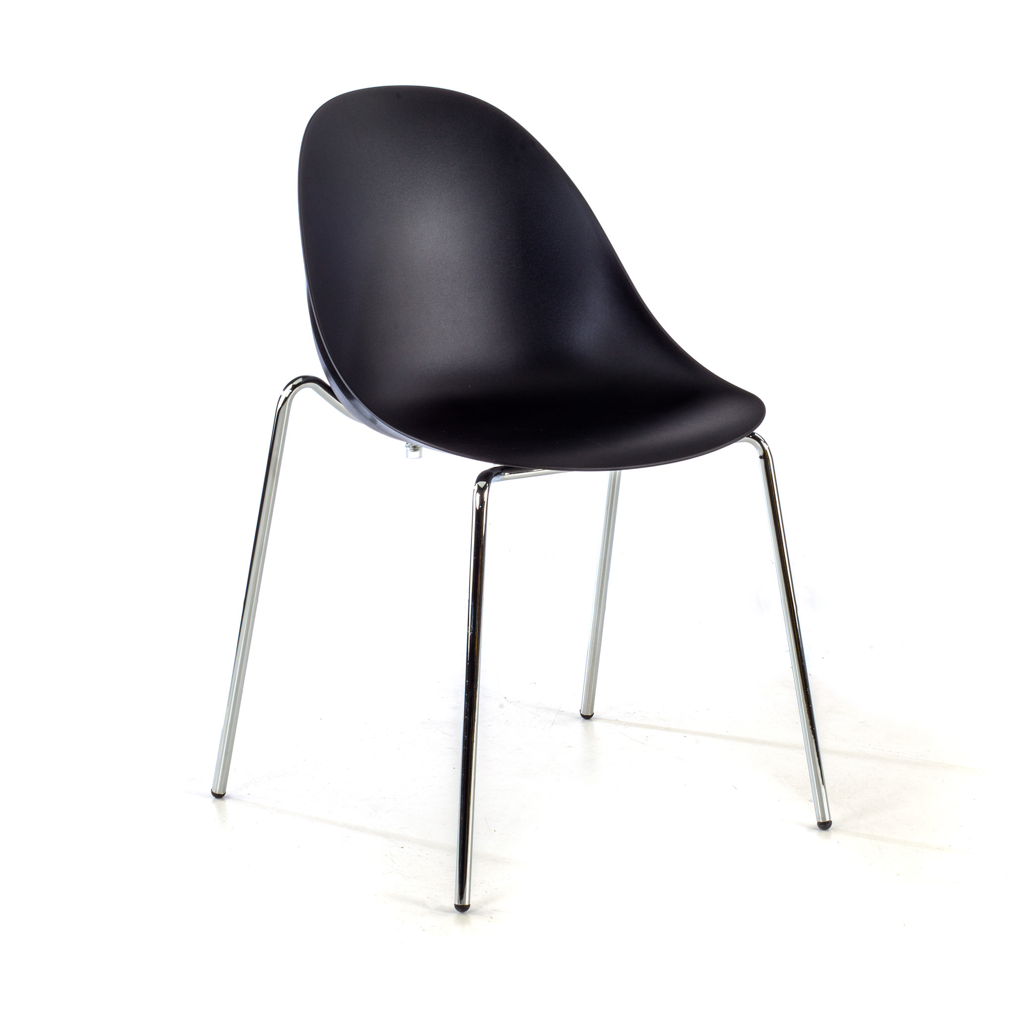 Visitor chair Croft, stackable, metal frame