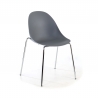 Croft meeting chair, pyramidal base