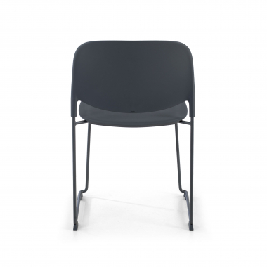 visitor chair gray without arms plastic no armrests 7