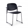 Visitor chair Nadya, stackable and very practical