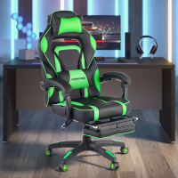 Gaming Chair with Footrest Logan, synchronised arms