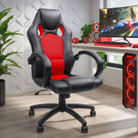 Racer Gaming Chair, sporty design, padded