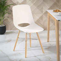 Joy Children's Desk Chair, Wooden Legs, Durable