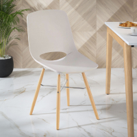 Joy Children's Desk Chair, Wooden Legs, Durable