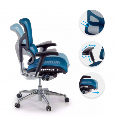 ergonomic chair blue next2 without headrest mesh 4d adjustable armrests double lumbar support 3