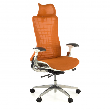 ergonomic chair orange miller mesh 3d adjustable armrests 1