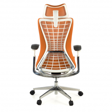 ergonomic chair orange miller mesh 3d adjustable armrests 6