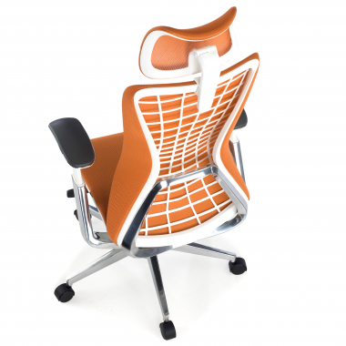 ergonomic chair orange miller mesh 3d adjustable armrests 7