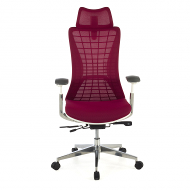 ergonomic chair red miller mesh 3d adjustable armrests 4