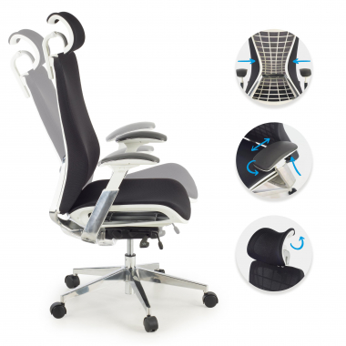 ergonomic chair black miller mesh 3d adjustable armrests 3