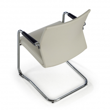 waiting room chair white faux leather synthetic leather upholstered armrests 7