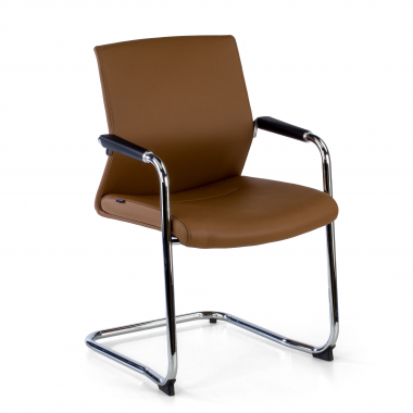 waiting room chair brown faux leather synthetic leather upholstered armrests 1
