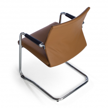 waiting room chair brown faux leather synthetic leather upholstered armrests 6