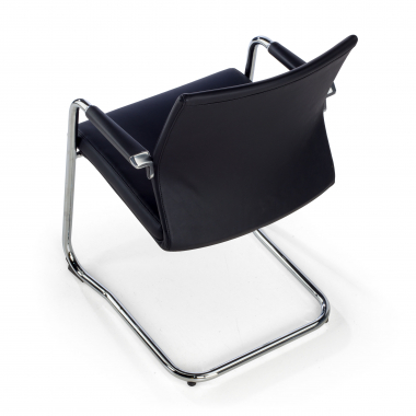 waiting room chair black faux leather synthetic leather upholstered armrests 7
