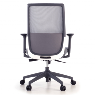 office chair gray red gray frame mesh 3d adjustable armrests 7