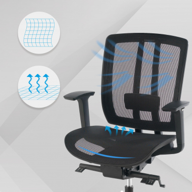home office chair black without headrest mesh mesh 4d adjustable armrests lumbar support 4