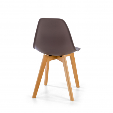scandinavian chair brown bergen plastic no armrests 4