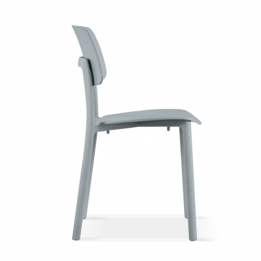 visitor chair gray etna plastic no armrests 4