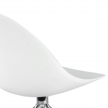meeting room chair white with casters plastic no armrests 9