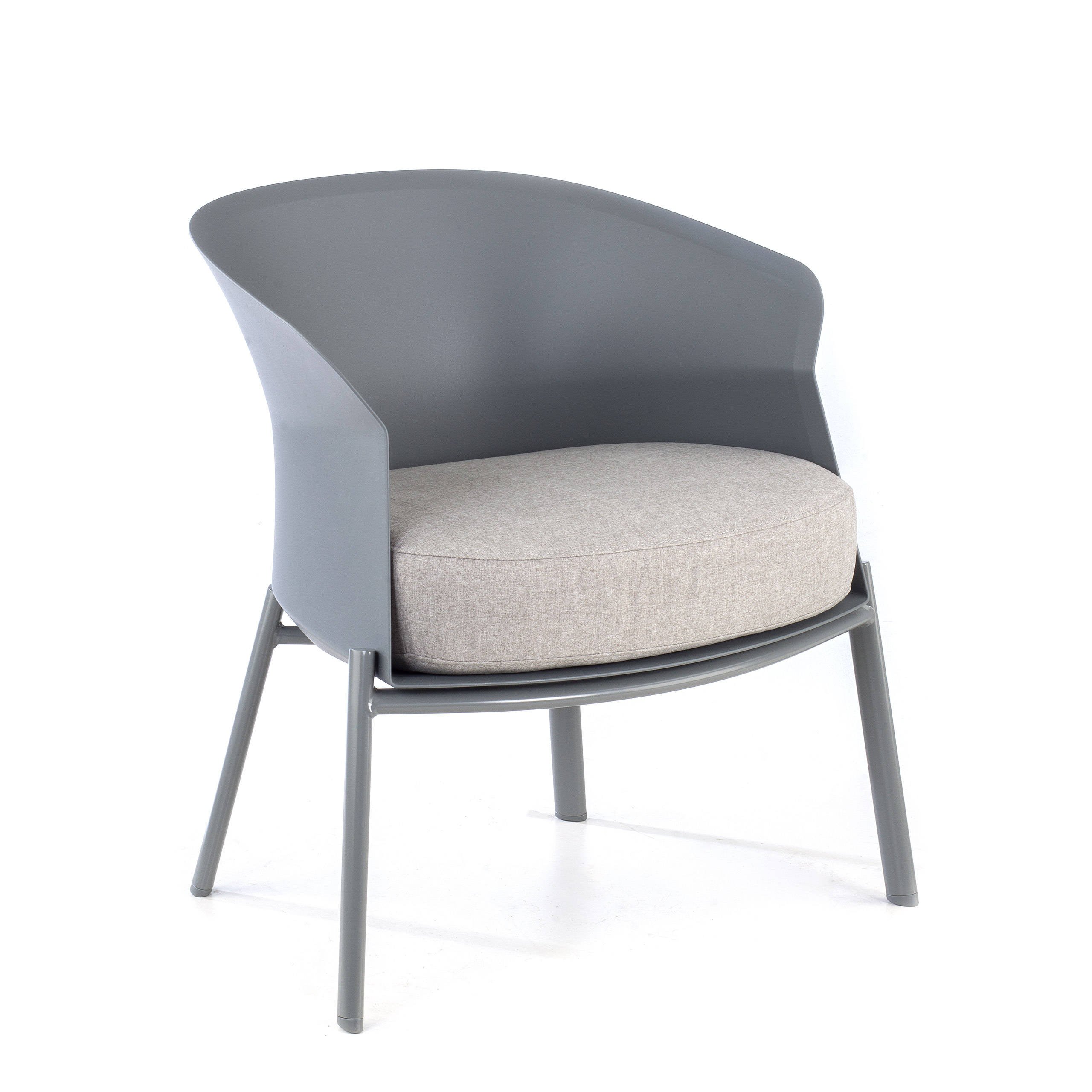 Winnie Waiting Room Armchair, metal legs