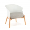 Winnie Waiting Room Armchair, metal legs