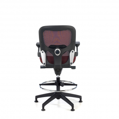 office stool red office stool mesh fixed armrests 8