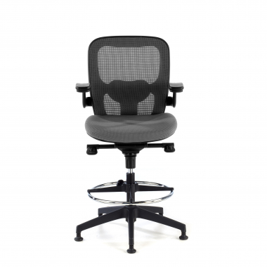 office stool gray office stool mesh fixed armrests 4
