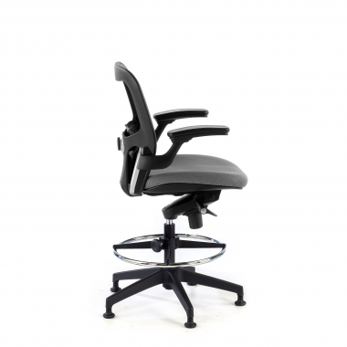 office stool gray office stool mesh fixed armrests 6