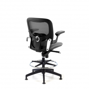 office stool gray office stool mesh fixed armrests 8