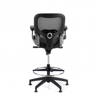 office stool gray office stool mesh fixed armrests 9